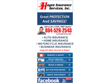 Tablet Screenshot of hayes4insurance.com